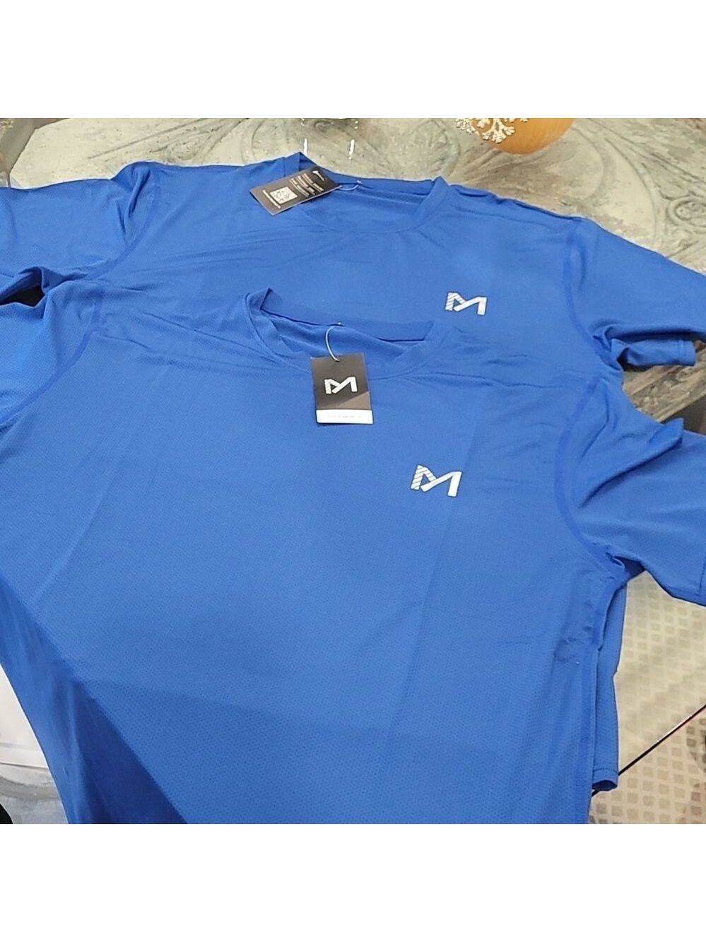 Pair Of Two New Athletic Technical Shirts Gym